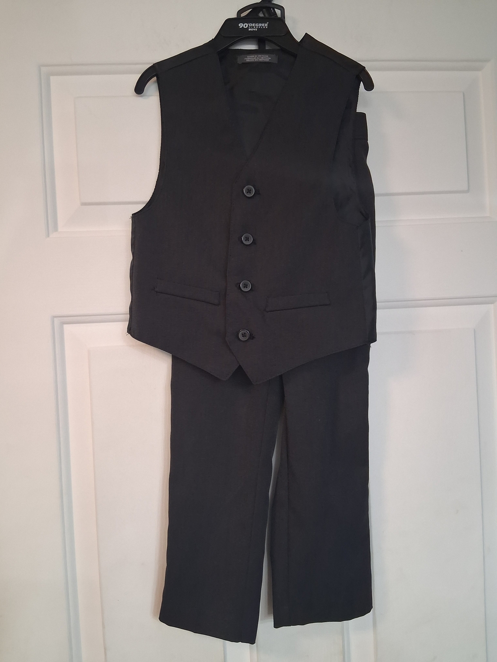 Van Heusen Black Boys Vest and Pants 2pc Matching Set Dress Suit 5T